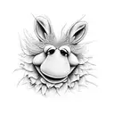 Muppets animal tattoo design idea