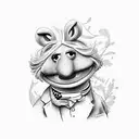 Muppets animal tattoo design idea