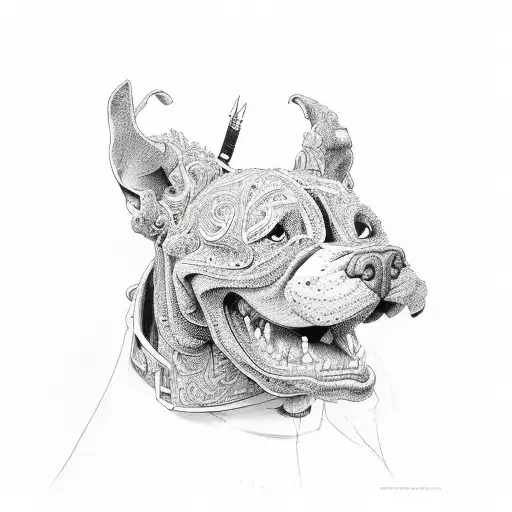 rubber dug tattoo design idea