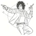michael jackson tattoo design idea