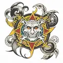 hustler money maker tattoo design idea