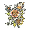 hustler money maker tattoo design idea