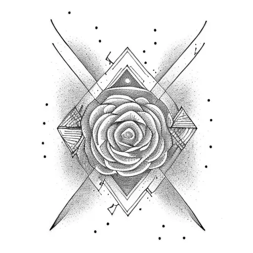 bonfire tattoo design idea