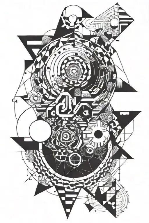a vicious circle tattoo design idea