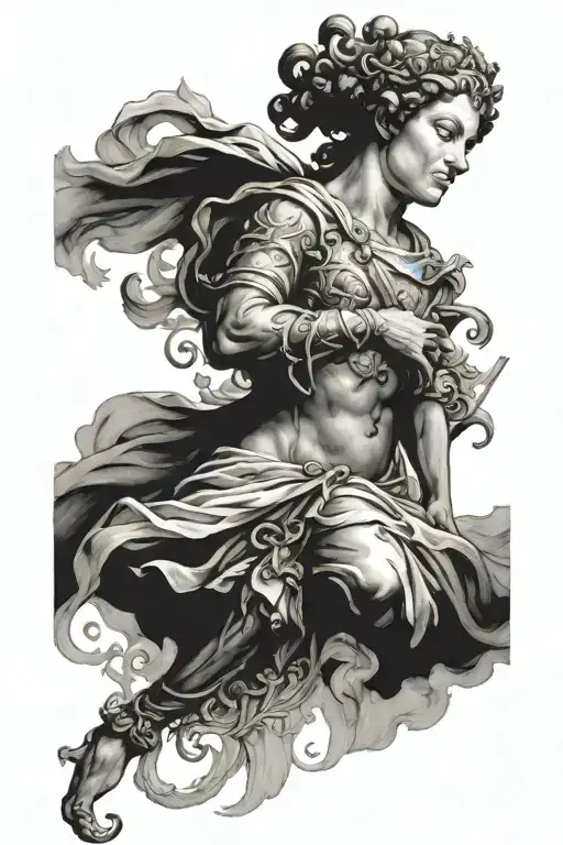 renaissance art inspired tattoo  tattoo design idea