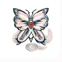 Moth to a flame tattoo design idea