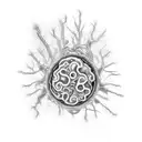 multiple sclerosis myelin dna tattoo design idea