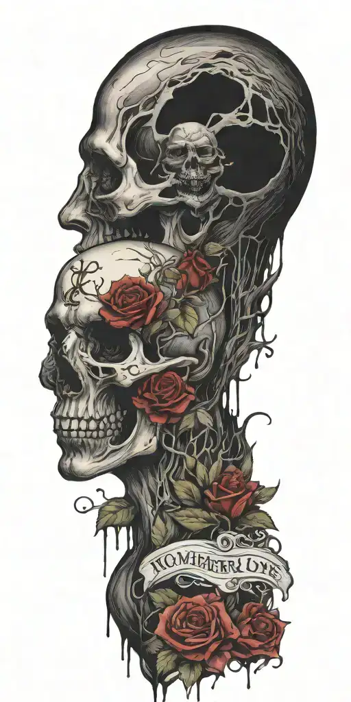 remember love yourself tattoo design idea