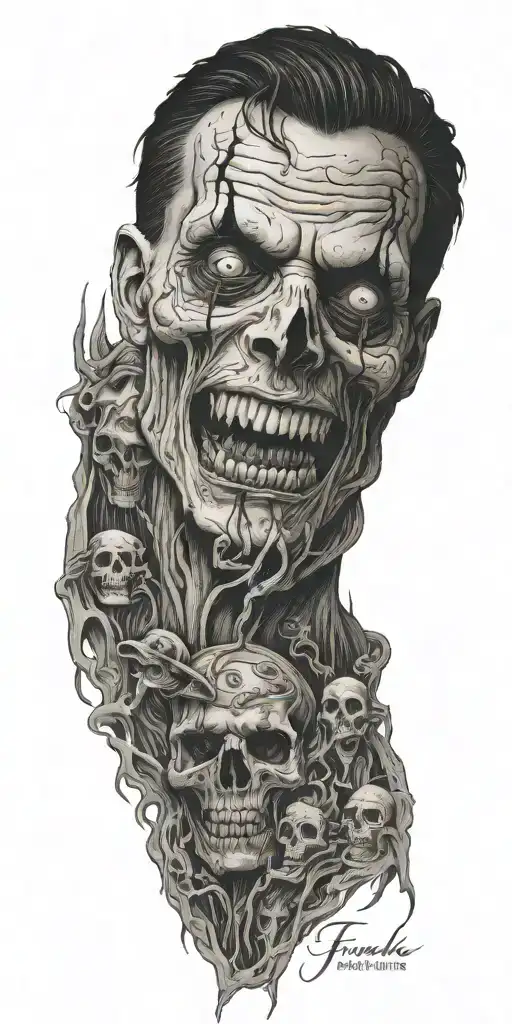 all I have is myself AND FRIENDS tattoo design idea