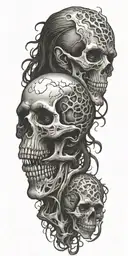 i'm not afraid to die tattoo design idea