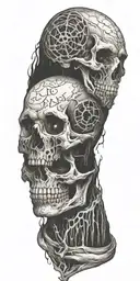 i'm not afraid to die tattoo design idea