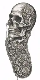 remember love yourself everything happends tattoo design idea