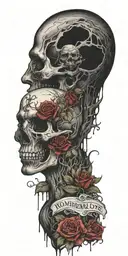 remember love yourself tattoo design idea