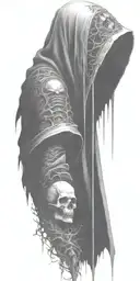 more contrast tattoo design idea