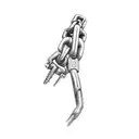 chain and image on a bicep tattoo design idea