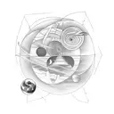 planets  tattoo design idea