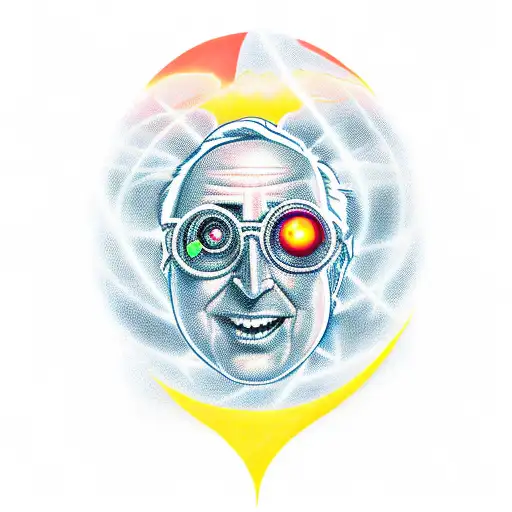 Ray Bradbury sci fi tattoo design idea