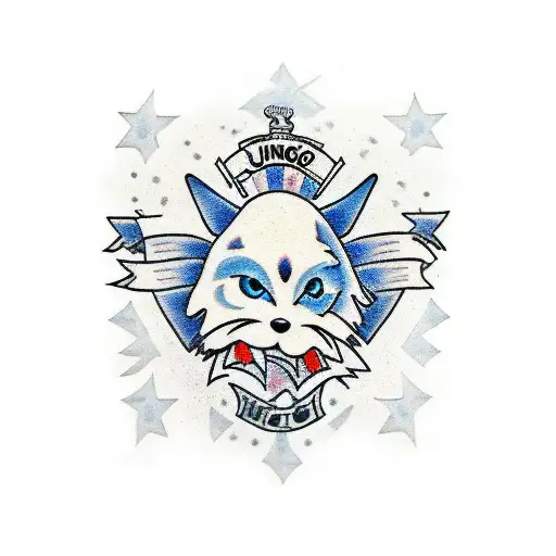 bluey and bingo tattoo design idea