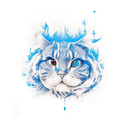 bluey tattoo design idea