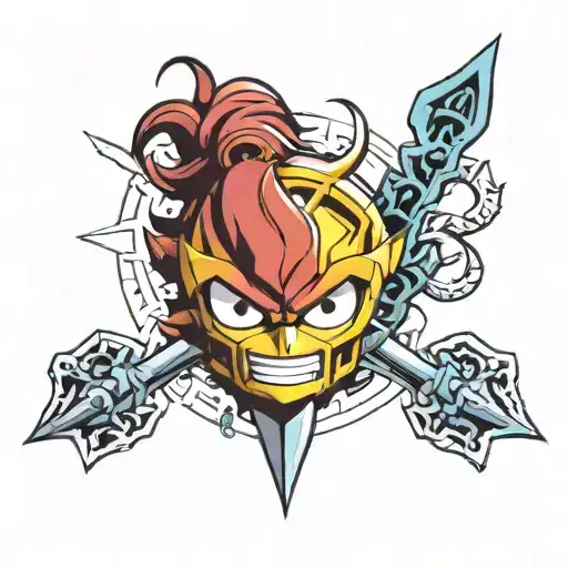 cut ans m'y hero academia tattoo design idea