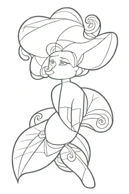 dimple tattoo design idea