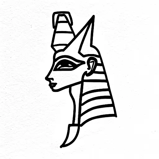 pharaoh  tattoo design idea