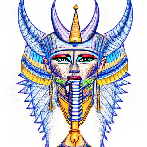pharaoh  tattoo design idea