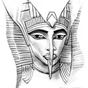pharaoh  tattoo design idea