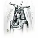 pharaoh  tattoo design idea