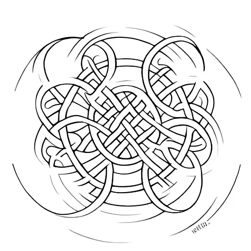 Celtic Knot tattoo design idea