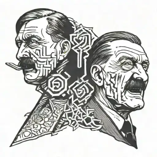 hitler  tattoo design idea