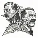hitler  tattoo design idea