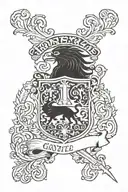 Gonzalez family crest tattoo design idea