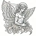 seraphim tattoo design idea
