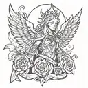 seraphim tattoo design idea