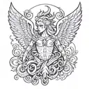 seraphim tattoo design idea