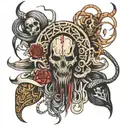 korn tattoo design idea