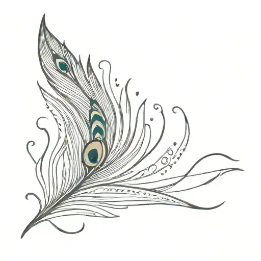 Mayuri in peacock feather feather feather feather feather tattoo design idea