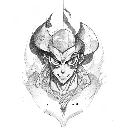 Hisoka hunter tattoo design idea