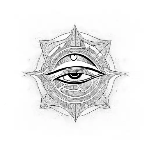 Eye of Horus tattoo design idea