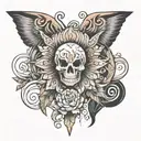 mental health, depression, anxiety, therapy, psychology  tattoo design idea