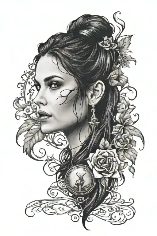 vampire diaries tattoo design idea