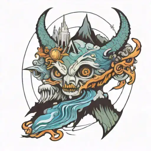 iceland tattoo design idea