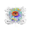 calendula  tattoo design idea