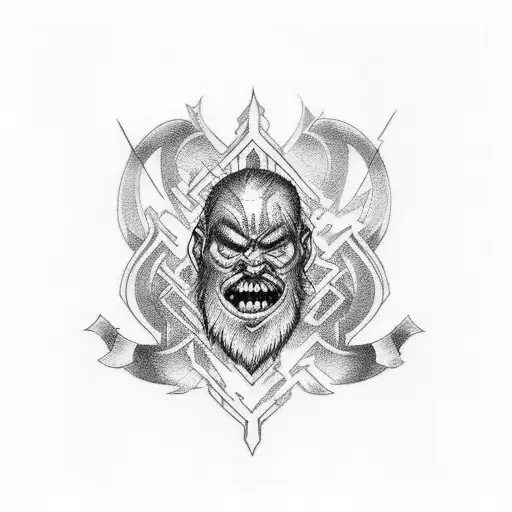 Dwarf tattoo  tattoo design idea
