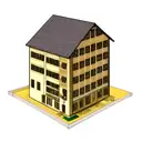 building a house tattoo design idea