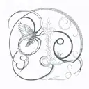 virgo and scorpio  tattoo design idea
