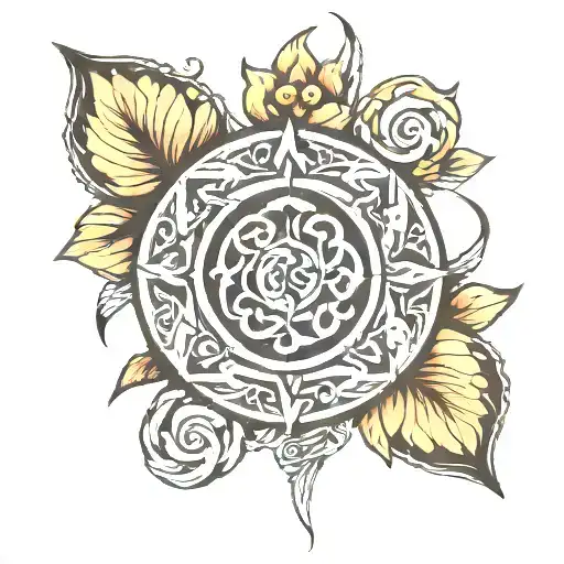 adoption symbol tattoo design idea