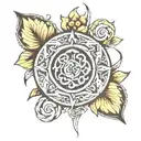 adoption symbol tattoo design idea