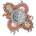 adoption symbol tattoo design idea